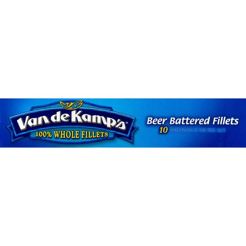 Van de Kamp's Fish Fillets, Beer Battered (1.91 oz) Instacart