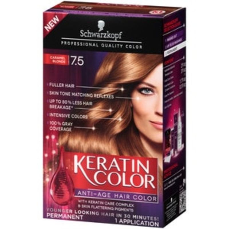 Schwarzkopf Intense Caring Color Caramel Blonde Hair Color Kit (1 ct) from CVS Pharmacy® Instacart
