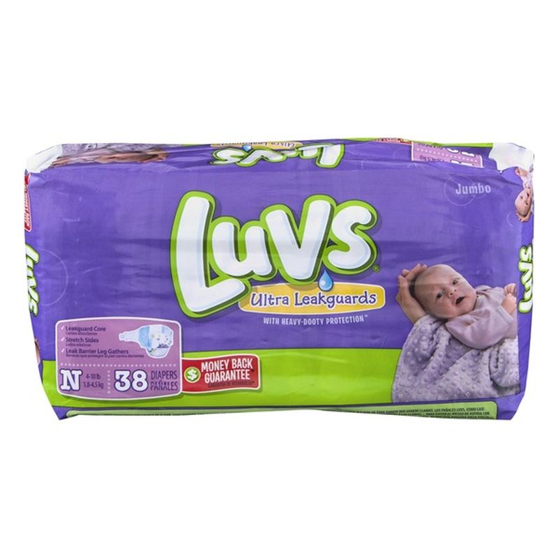 luvs diapers size newborn