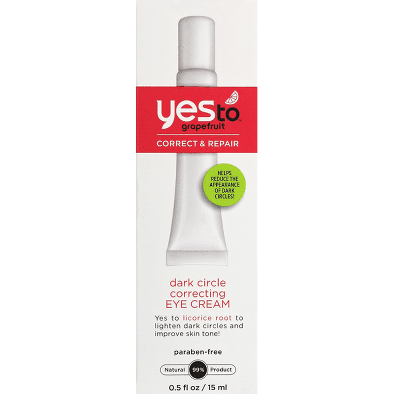 yes to grapefruit dark circle correcting eye cream