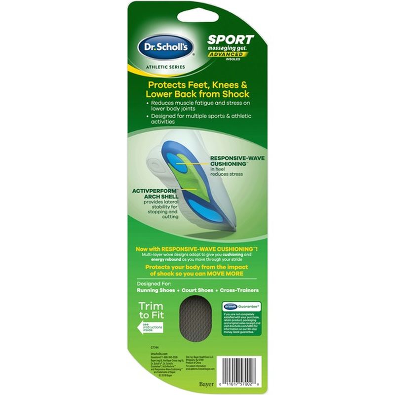 Dr. Scholl's Insoles, Advanced, Sport, Women's, Size 610 (1 each