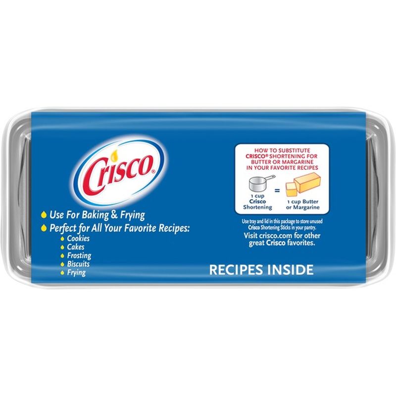 Crisco AllVegetable Shortening Baking Sticks (20 oz) from Giant Food