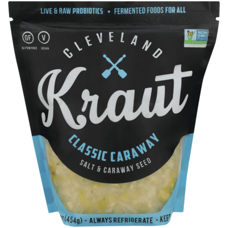 Cleveland Kitchen Kraut Classic Caraway Probiotic Sauerkraut (16 oz) Instacart