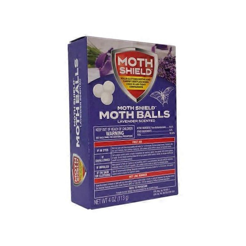 Moth Shield Fresh Lavender Scented Moth Balls (4 oz) - Instacart