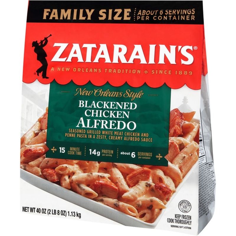 Zatarain's® Family Size Frozen Blackened Chicken Alfredo (40 oz