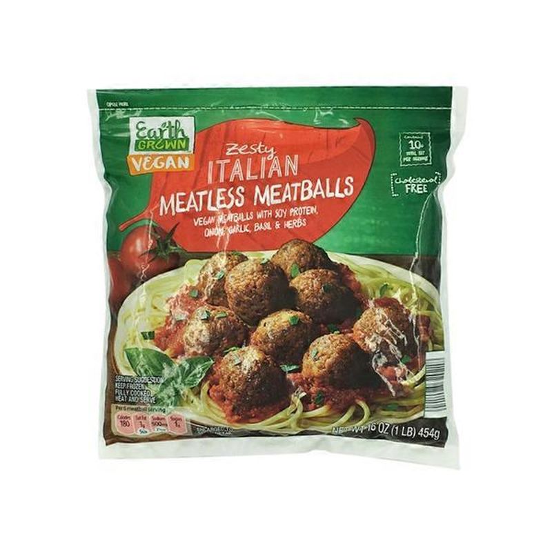 Earth Grown Zesty Italian Meatless Meatballs