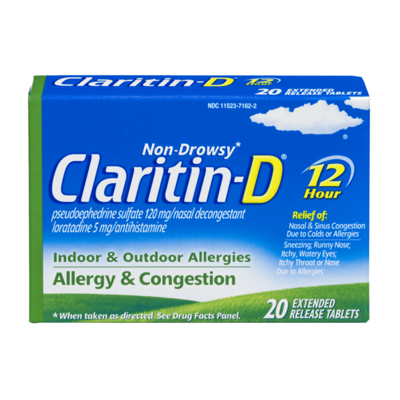 is claritin d non drowsy