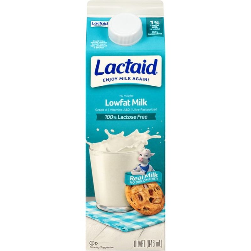 Lactaid Lowfat Lactose Free Milk (1 qt) - Instacart