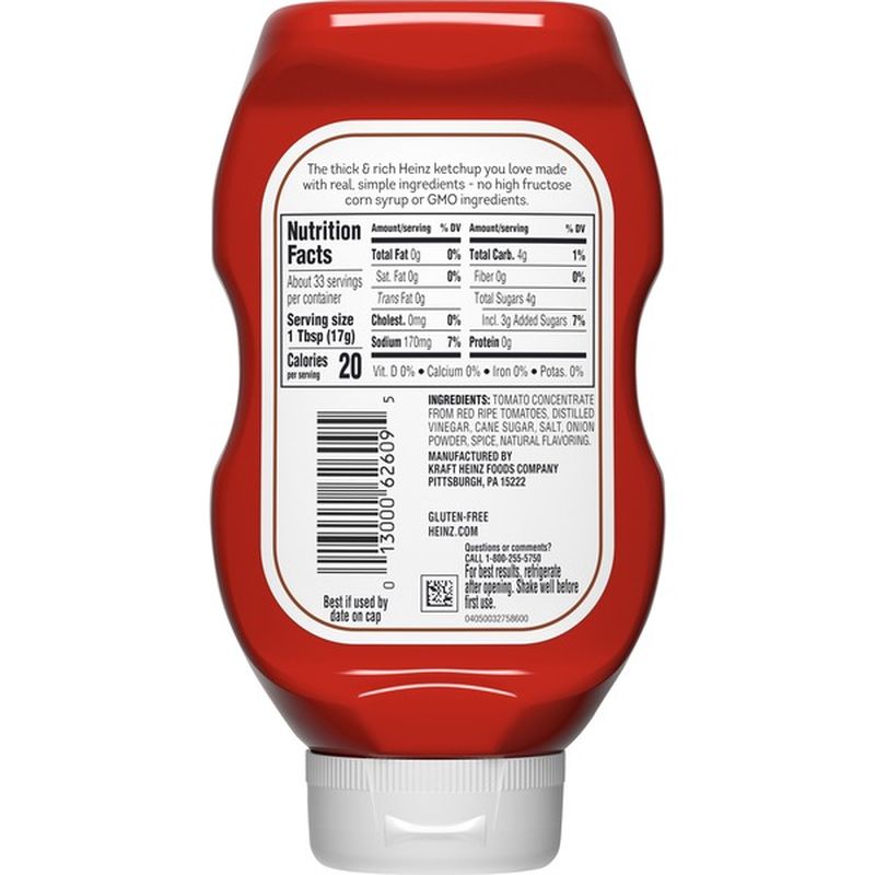 Simply Heinz Tomato Ketchup (20 oz) from CVS Pharmacy® Instacart