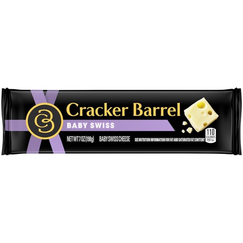 Cracker Barrel Baby Swiss Cheese (7 oz) from Stop & Shop Instacart