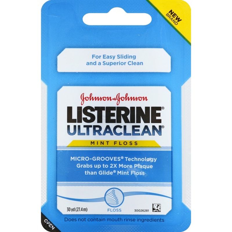 Johnson & Johnson Reach Ultraclean Floss, Mint (30 ct) Instacart