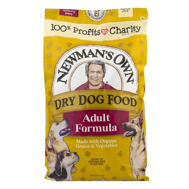 newman's own adult dry dog food