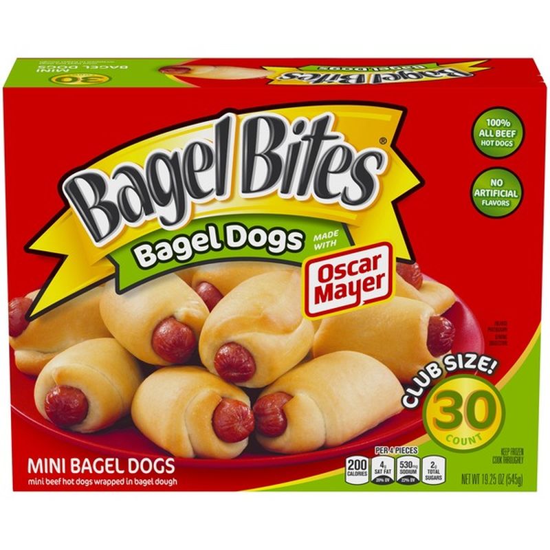 Bagel Bites Bagel Dog Snacks (19.25 oz) Instacart