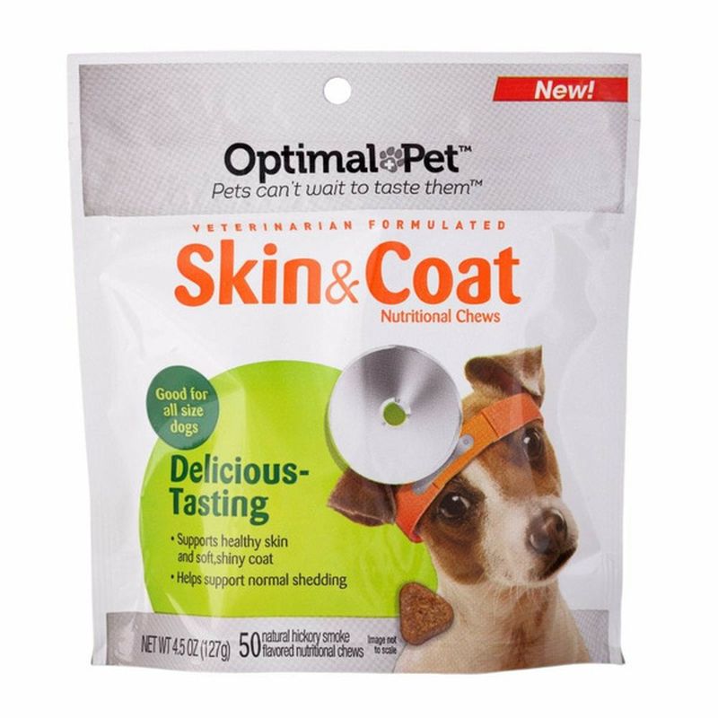 Nutri-Vet Nutritionals Optimal Pet Skin & Coat Soft Chew Supplement For Dog