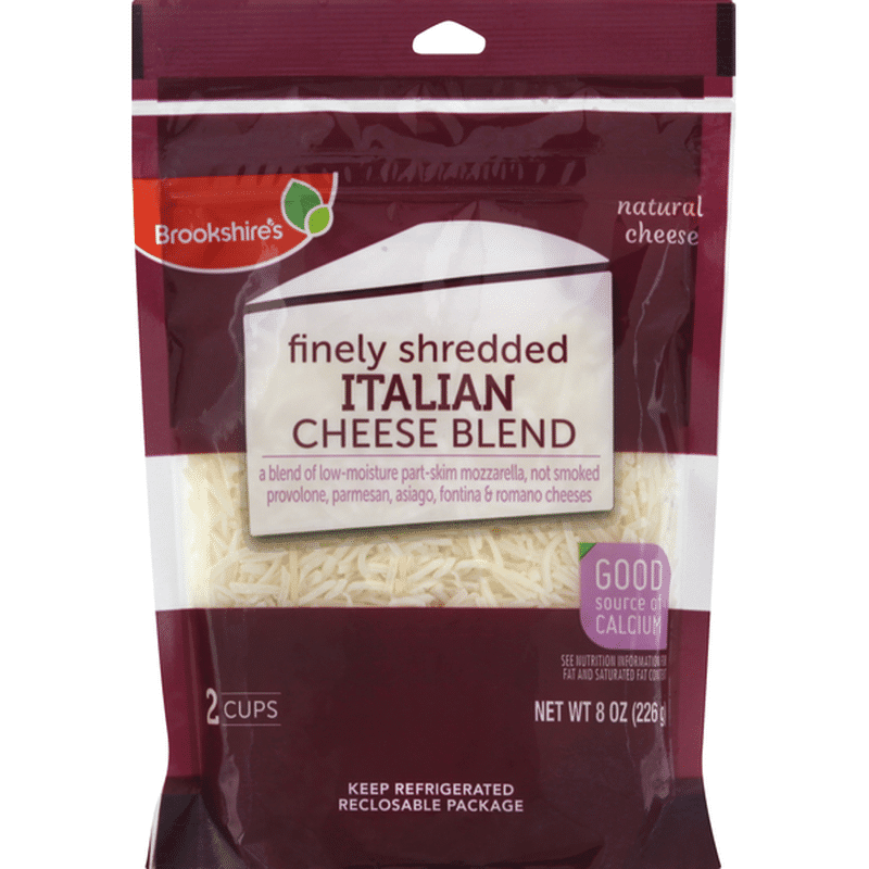 Brookshire's Finely Shredded Cheese, Italian Blend (8 oz) - Instacart