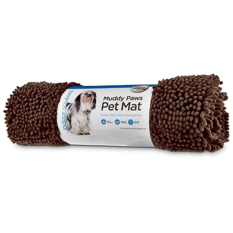 Petco Preferred Muddy Paws Brown Pet Mat 36" L X 26" W (each) Instacart