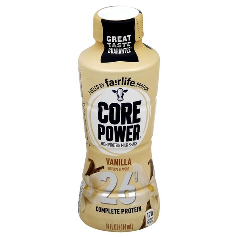 Core Power Milk Shake, High Protein, Vanilla (14 oz) - Instacart