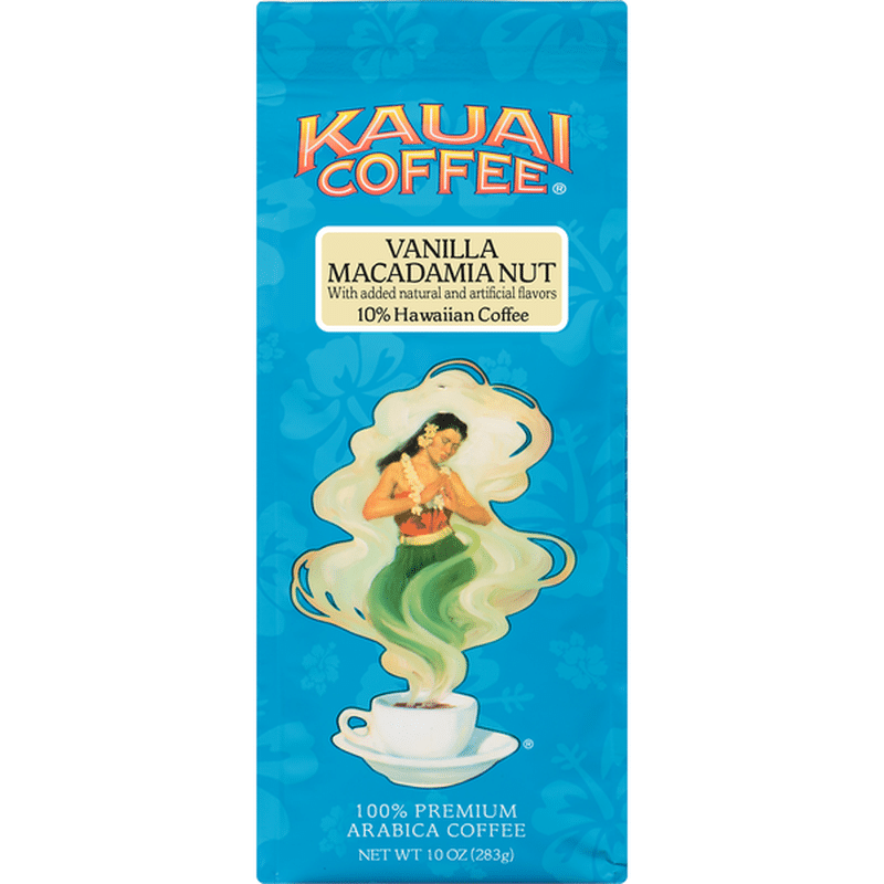 Kauai Coffee Vanilla Macadamia Nut Ground Coffee (10 oz) from Smart