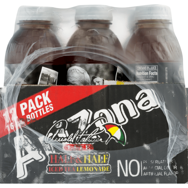 AriZona Half & Half, Iced Tea Lemonade, Lite, 12 Pack (16 fl oz) from