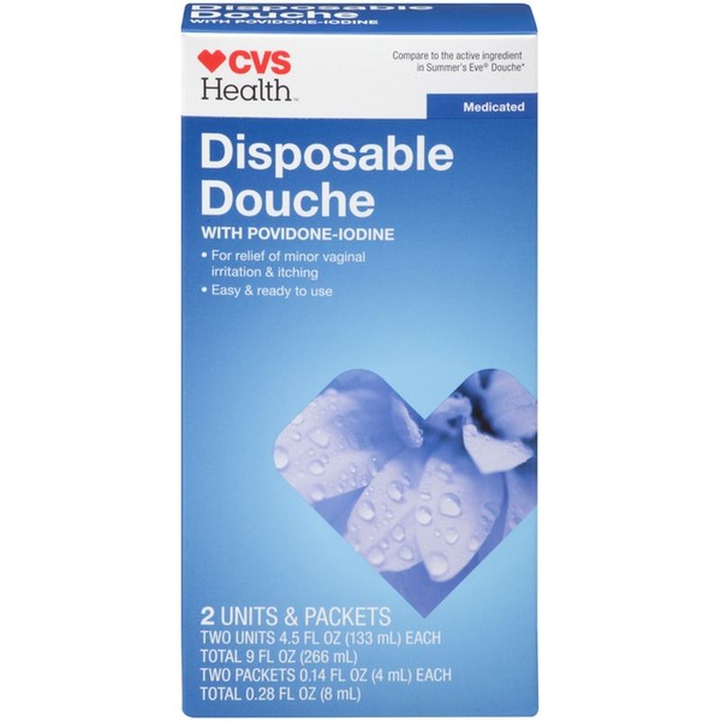 CVS Medicated with PovidoneIodine Disposable Douche (9.28 fl oz) from