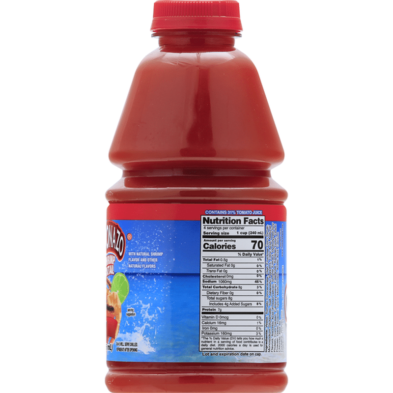 Camaronazo Tomato & Shrimp Cocktail, Spicy (32 fl oz) from FoodsCo ...