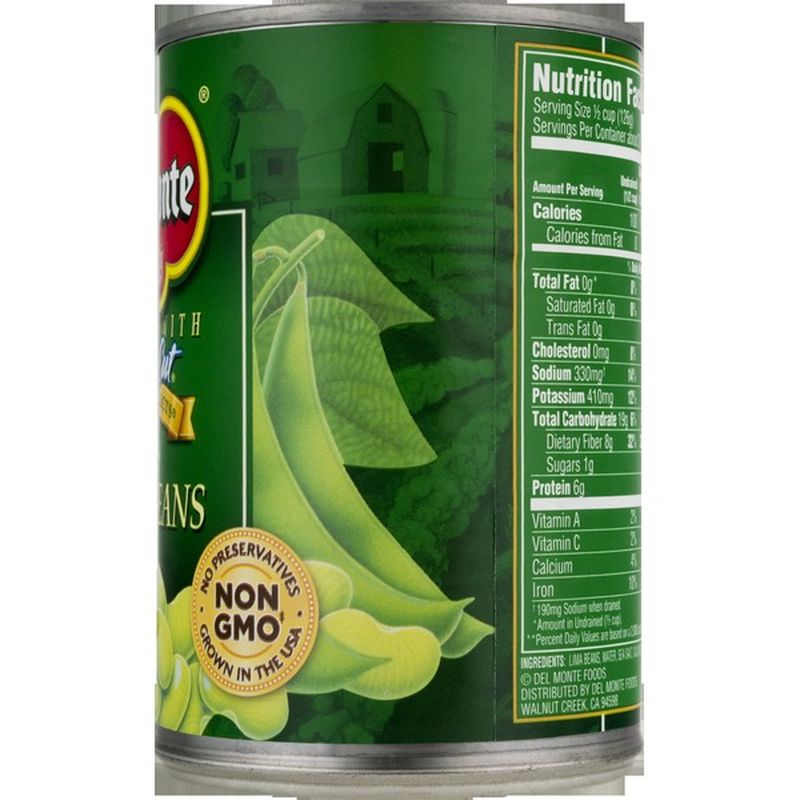 Del Monte Lima Beans, Green (15.25 oz) from Stater Bros. Instacart
