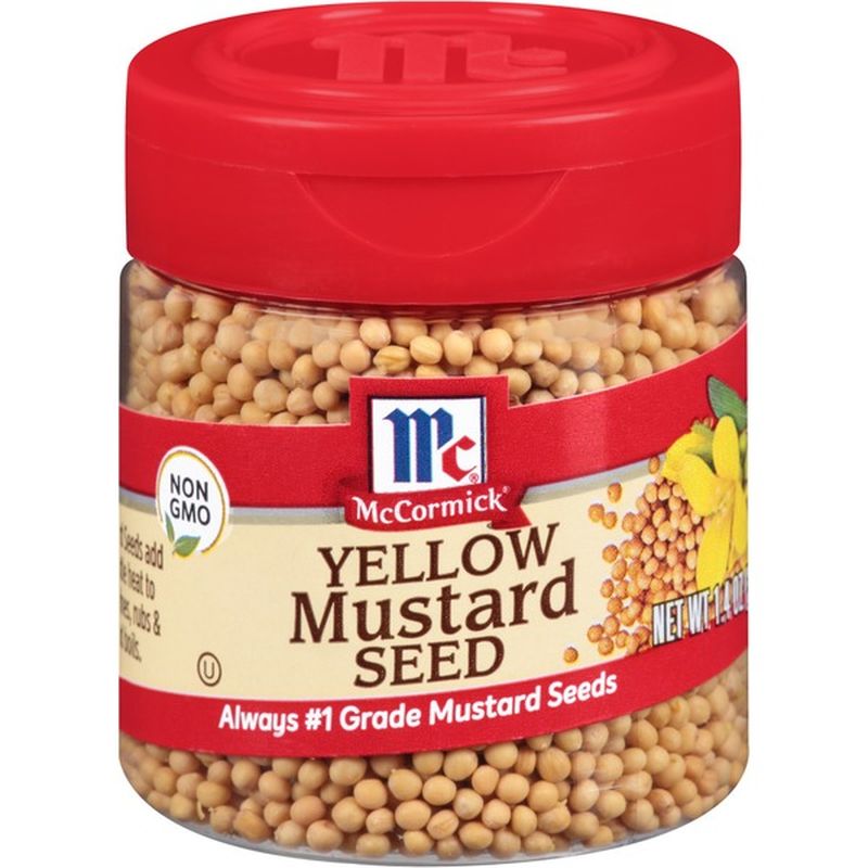 Mccormick Yellow Mustard Seed 1 4 Oz Instacart