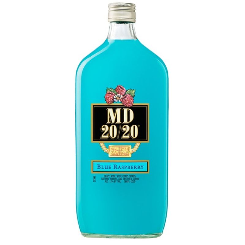 Md 20/20® Blue Raspberry Flavored Wine (375 ml) - Instacart