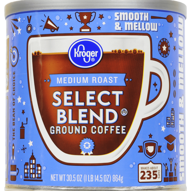 Kroger Medium Roast Select Blend Ground Coffee (30.5 oz) Instacart