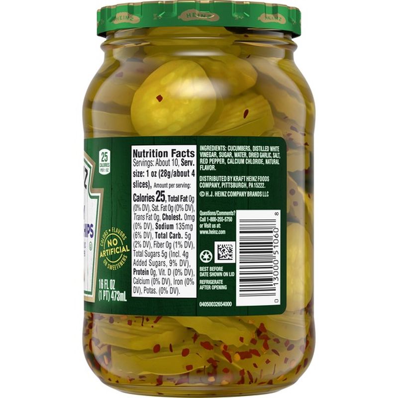 Heinz Spicy Garlic Pickle Chips (16 fl oz) - Instacart