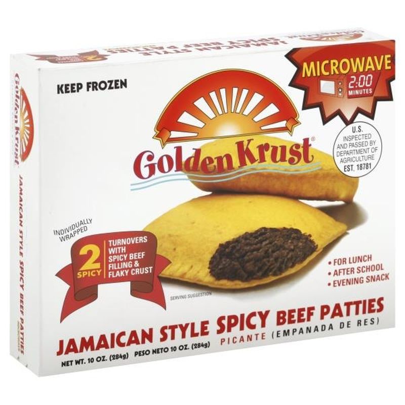 Golden Krust Beef Patties, Jamaican Style, Spicy (2 each) Instacart