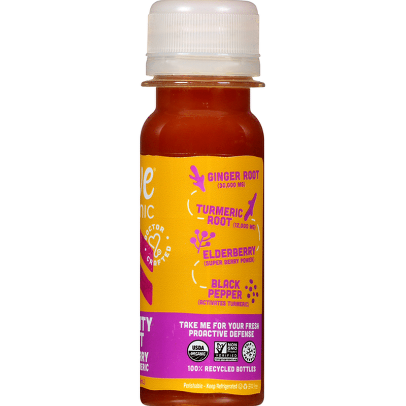 Vive Organic Shot, Elderberry, Ginger & Turmeric, Immunity Boost (2 oz