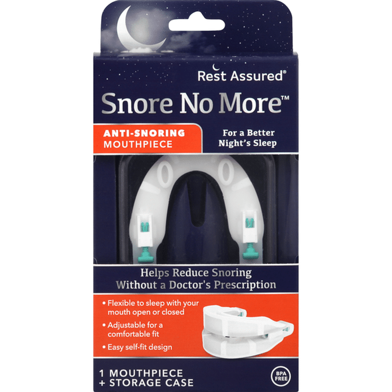 Rest Assured Mouthpiece, AntiSnoring, Snore No More (1 each) Instacart
