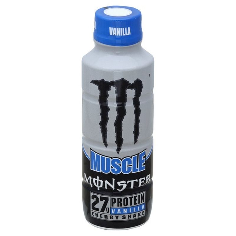 Monster Muscle Protein Energy Shake Vanilla (15 fl oz) Instacart