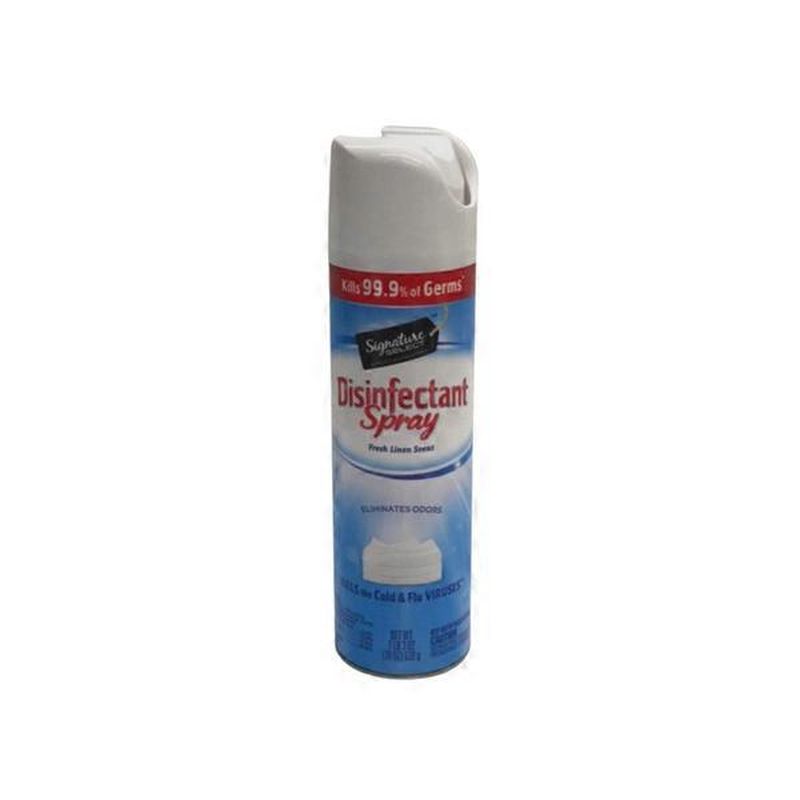 Signature Select Disinfectant Spray, Fresh Linen Scent (19 oz) from