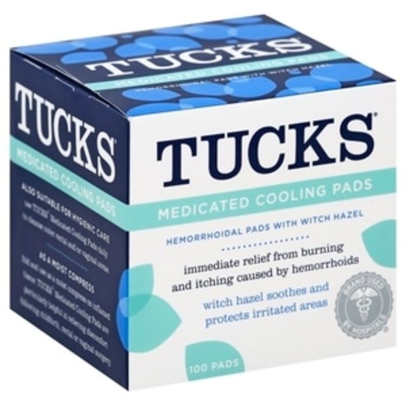 Tucks Cooling Pads, Medicated (100 each) from CVS Pharmacy® Instacart