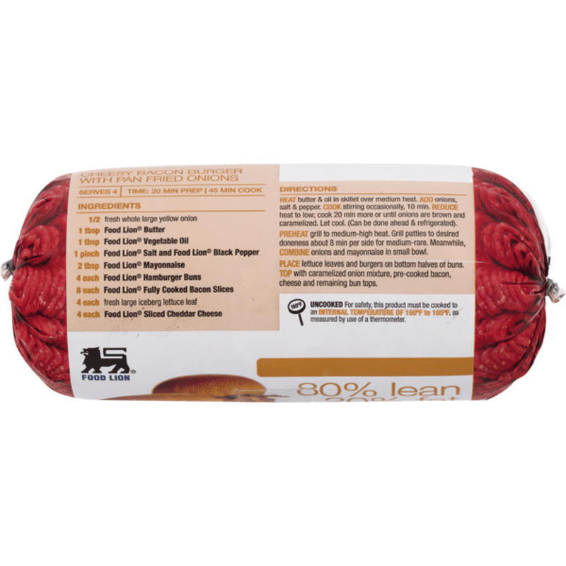 Food Lion Beef, Ground (32 oz) from Food Lion Instacart