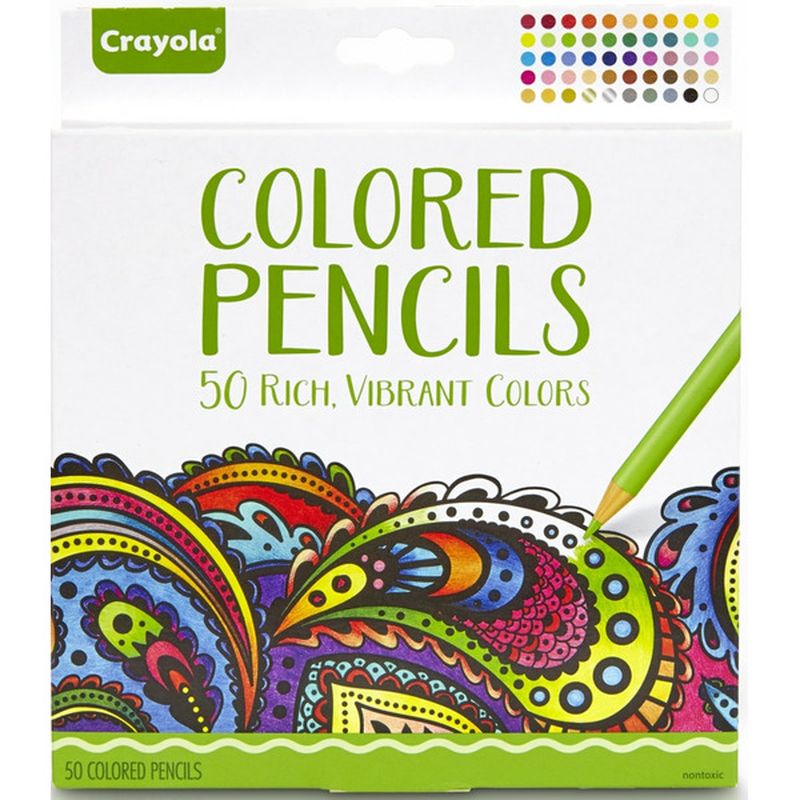 Crayola Premium Vibrant Sharpened Colored Pencils