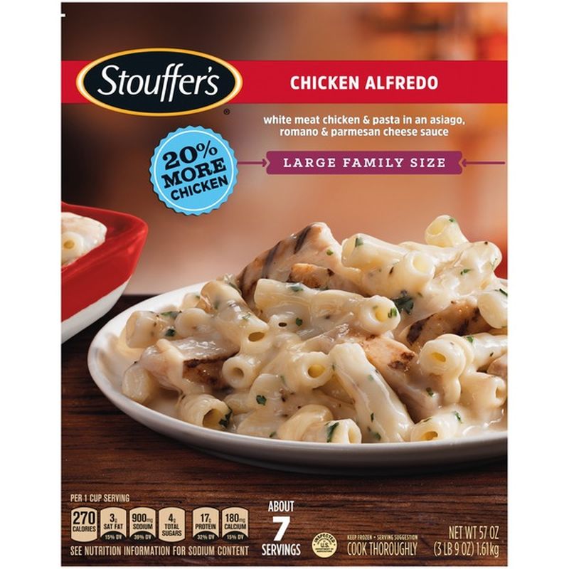 Stouffer's Large Family Size Chicken Alfredo Frozen Meal (57 oz