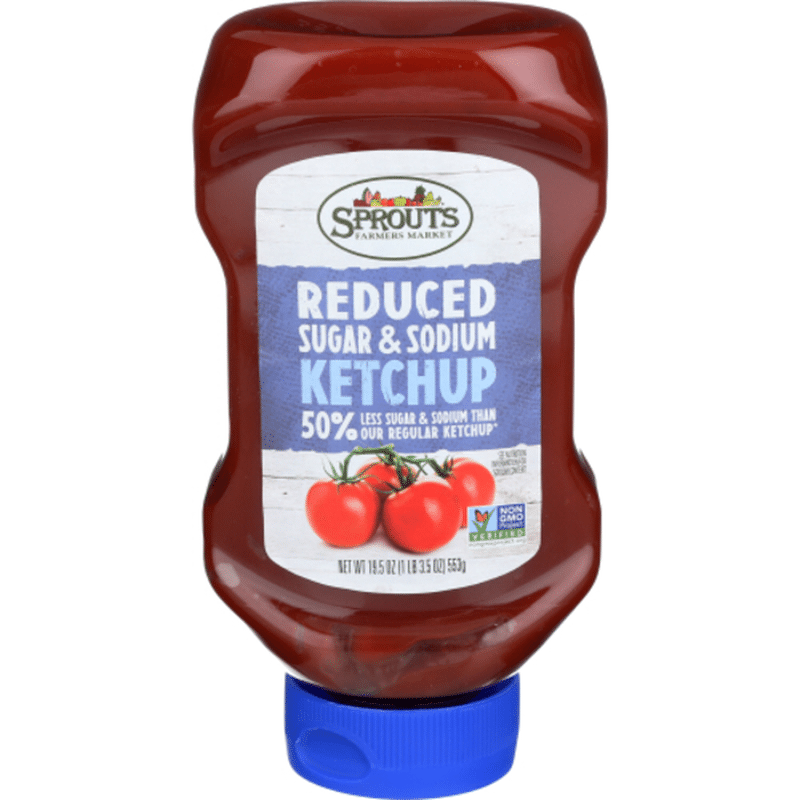 Sprouts Reduced Sugar & Sodium Ketchup (19.5 oz) Instacart