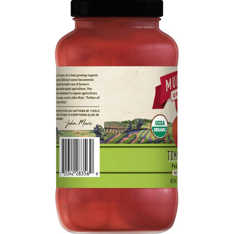 Muir Glen Pasta Sauce, Organic, Tomato Basil (25.5 oz) Instacart