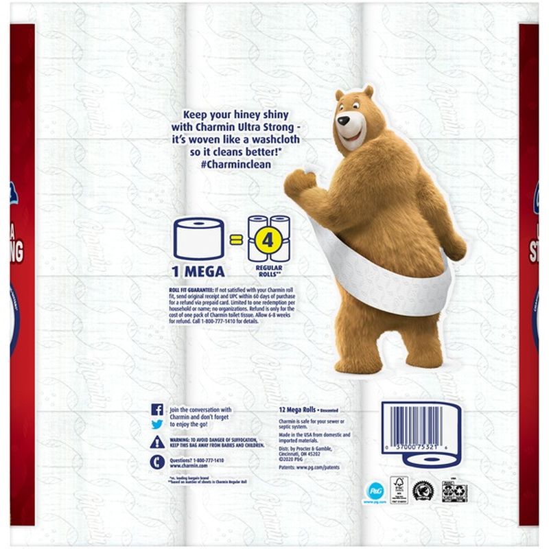 Charmin Toilet Paper Mega Roll (12 each) from Food Lion Instacart
