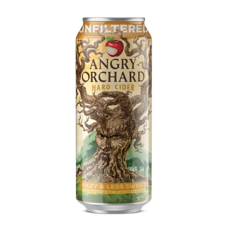 Angry Orchard Unfiltered Hard Cider, Spiked (16 fl oz) Instacart