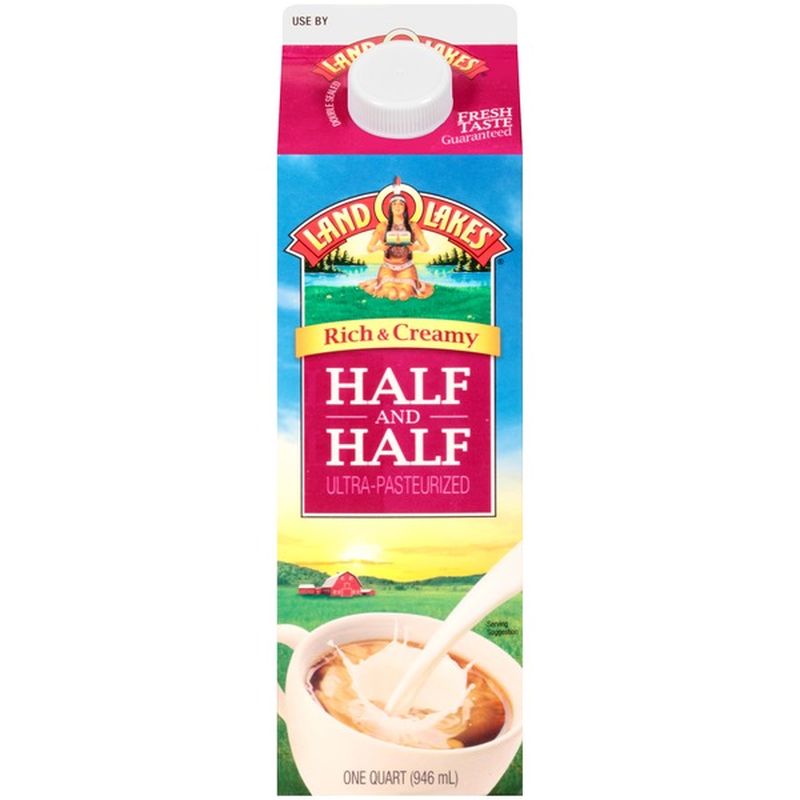 Land O' Lakes Land O Lakes Traditional Half & Half (32 fl oz) from Food ...