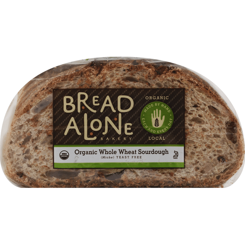 Bread Alone Bakery Organic Whole Wheat Sourdough Bread (22 oz) Instacart