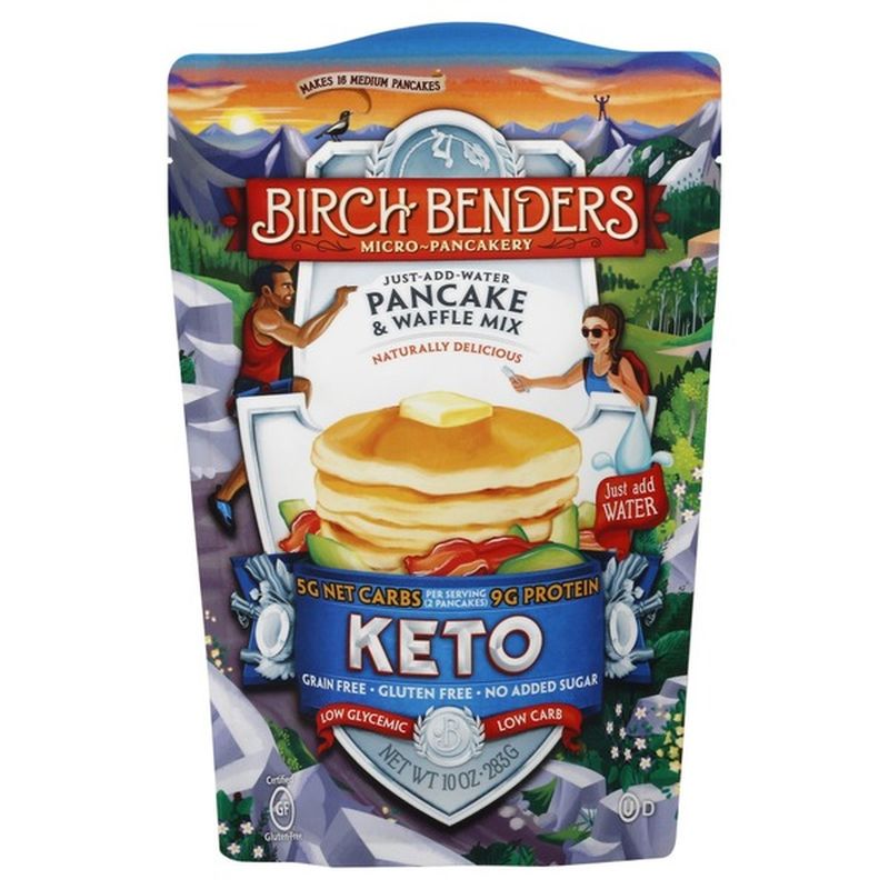 Birch Benders Pancake & Waffle Mix, Keto (10 oz) from Falletti Foods