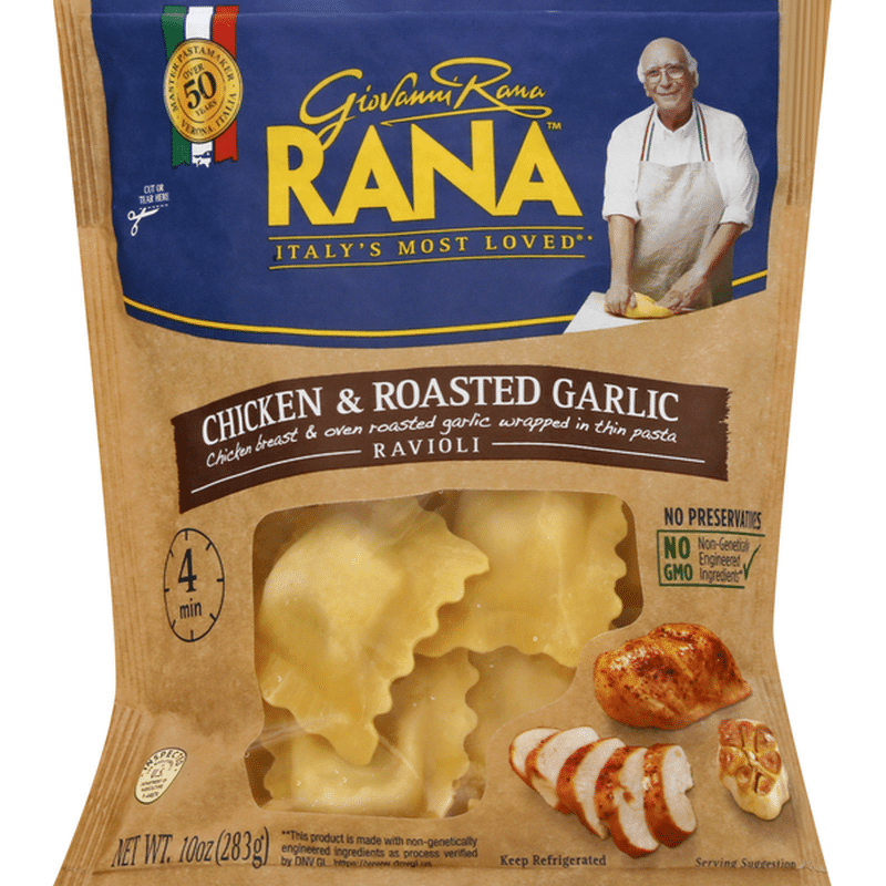 Rana Chicken & Roasted Garlic Ravioli (10 oz) from Publix - Instacart