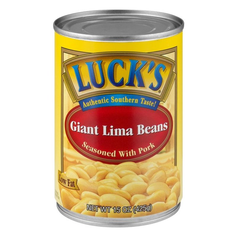 Lucks Giant Seasoned with Pork Lima Beans (15 oz) - Instacart Large Cans Of Pork And Beans