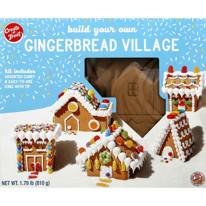 Create A Treat Mini Gingerbread Village Kit 1 Each Delivery Or Pickup Near Me Instacart