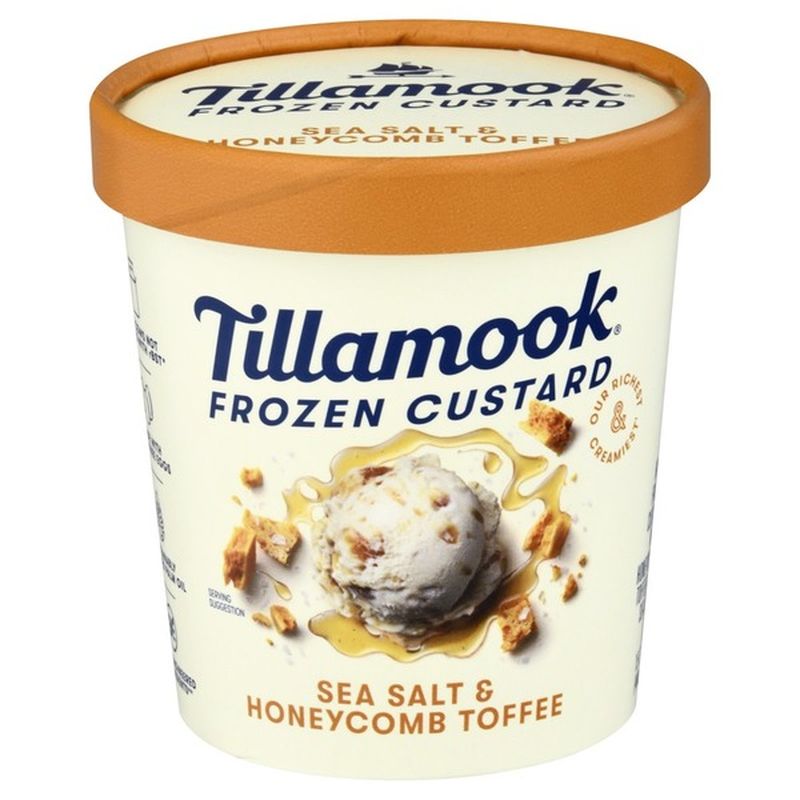 Tillamook Sea Salt & Toffee Frozen Custard Dessert (15 floz